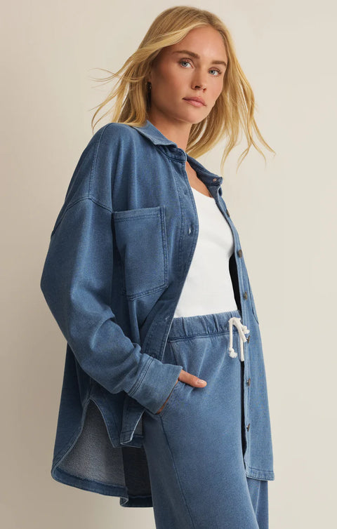 Z Supply All Day Knit Denim Jacket- 2 Colours