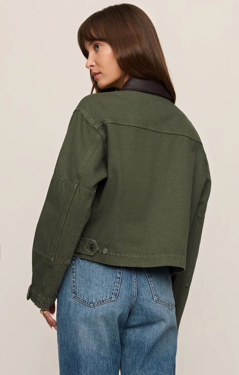 Z Supply Rey Cropped Chore Jacket