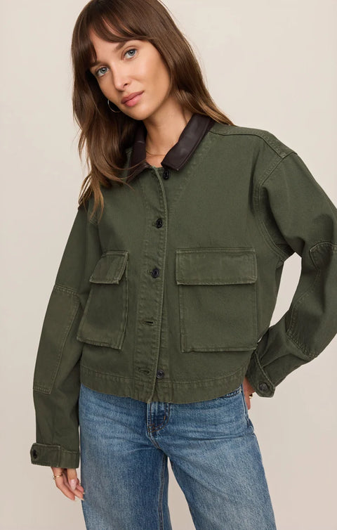 Z Supply Rey Cropped Chore Jacket