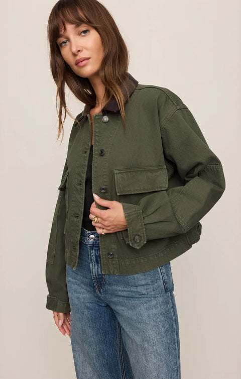Z Supply Rey Cropped Chore Jacket