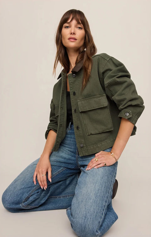 Z Supply Rey Cropped Chore Jacket