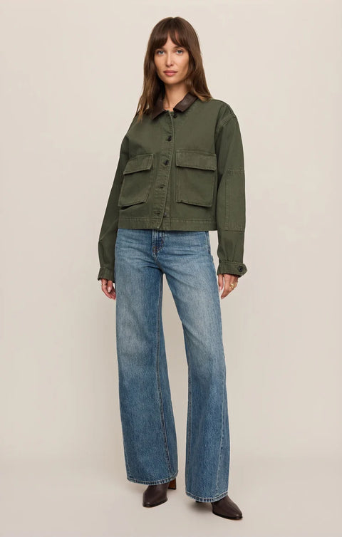 Z Supply Rey Cropped Chore Jacket