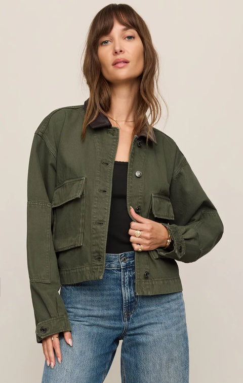Z Supply Rey Cropped Chore Jacket