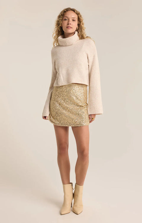 Z Supply Ciera Sequin Mini Skirt