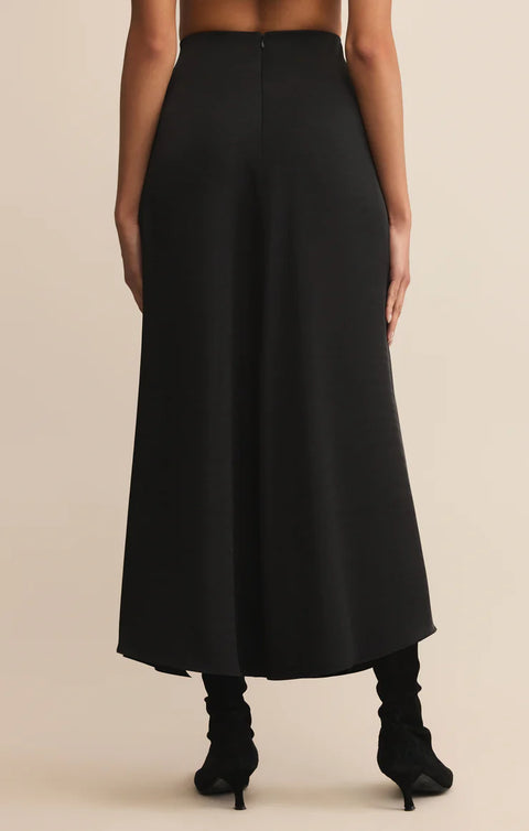 Z Supply Northpointe Satin Midi Skirt