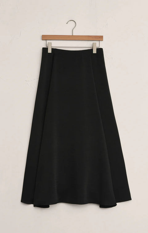 Z Supply Northpointe Satin Midi Skirt