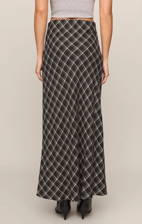 Z Supply Europa Plaid Maxi Skirt