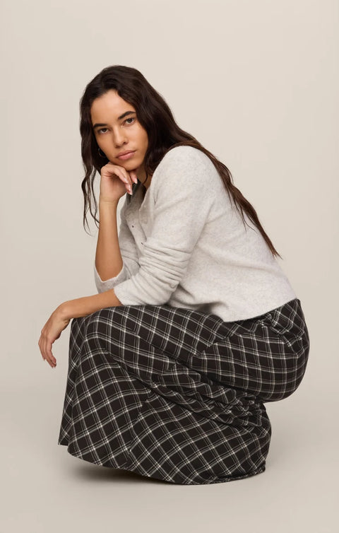 Z Supply Europa Plaid Maxi Skirt