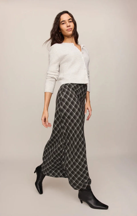 Z Supply Europa Plaid Maxi Skirt