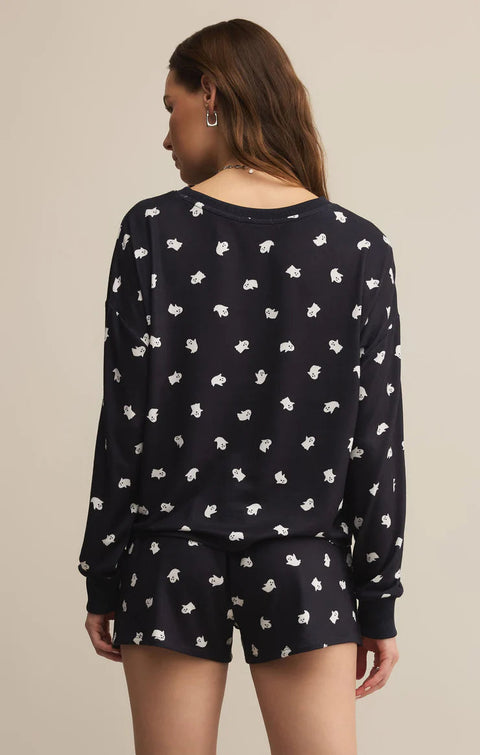 Z Supply Regan Ghost Long Sleeve Top