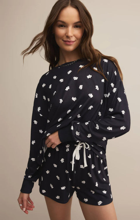 Z Supply Regan Ghost Long Sleeve Top