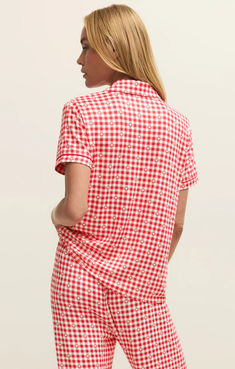 Z Supply Gingham PJ Top