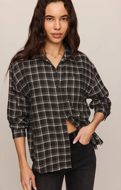 Z Supply River Plaid Button Up