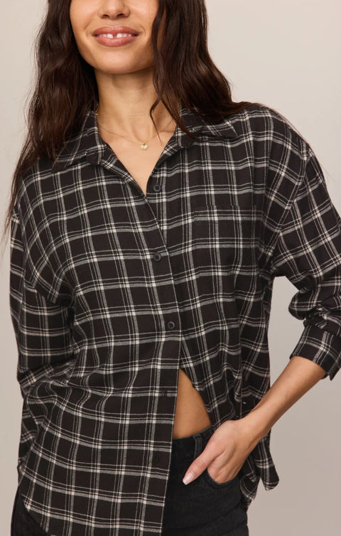 Z Supply River Plaid Button Up