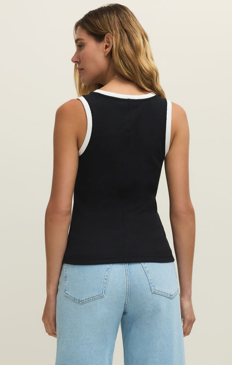 Z Supply Sirena Colour Block Rib Tank