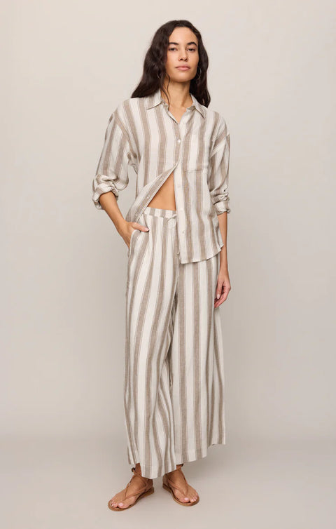 Z Supply Perfect Striped Button Up