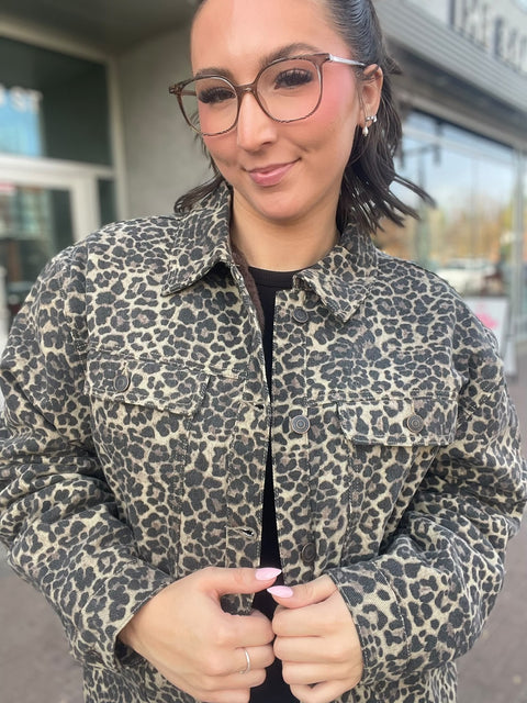 Brunette The Label Denim & Faux Fur Jacket