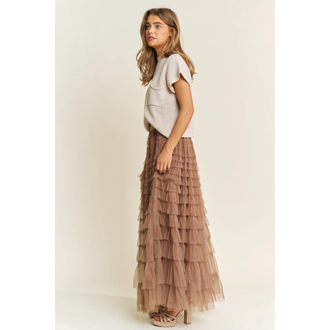 Modern Romance Tulle Maxi Skirt- 3 Colours