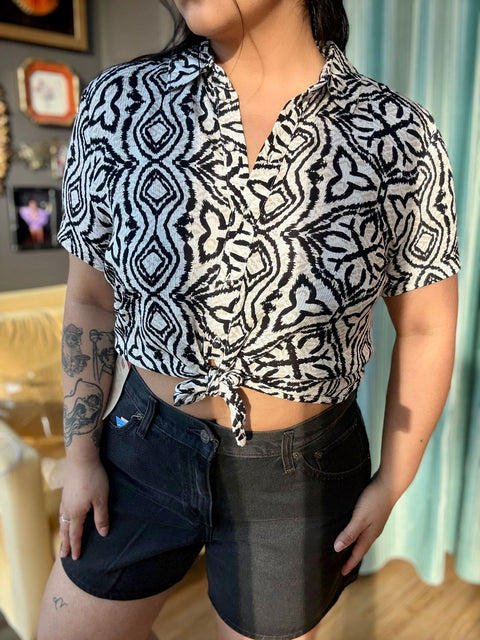 Vero Moda Meny Tie SS Shirt