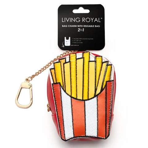 2-in-1 Bag Charm Reusable Shopping Bag- 12 Styles
