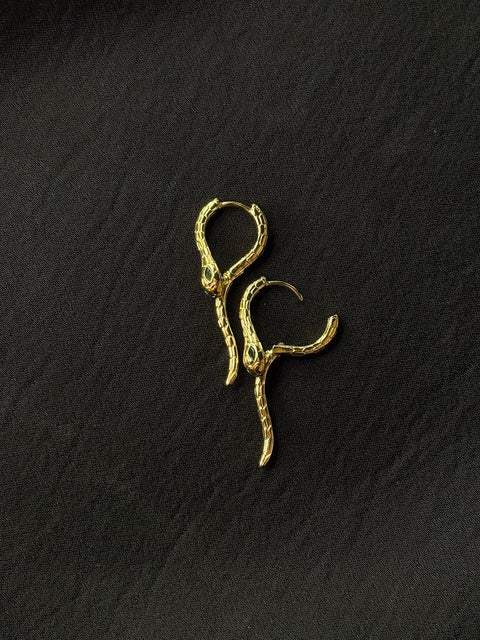 Ernest & Kelly Snake Earrings