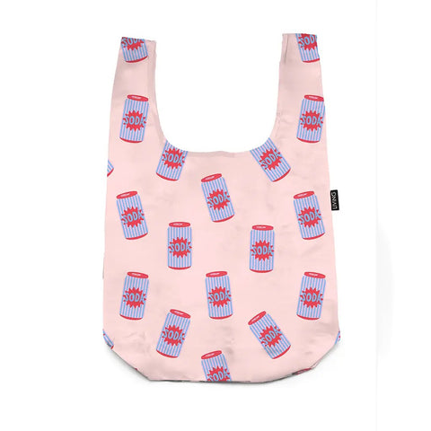 2-in-1 Bag Charm Reusable Shopping Bag- 8 Styles