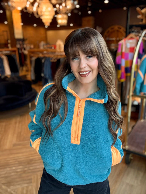 Free People Mountain High 1/2 Zip Fleece