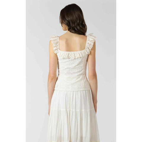 Dex Breanna Eyelet Tank