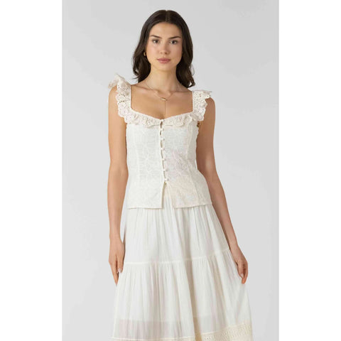 Dex Breanna Eyelet Tank