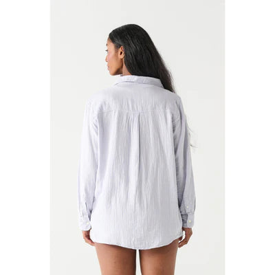Ari Textured Button Up Blouse- Extended Sizes