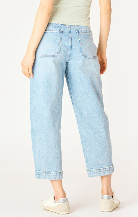 Camille High Rise Straight Ankle Jean- 2 Colours