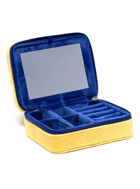 Velvet Jewelry Zip Case- 5 Colours