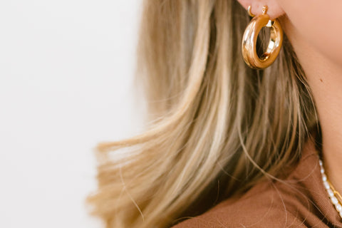 Lavender & Grace Goldie Hoops- 2 Colours