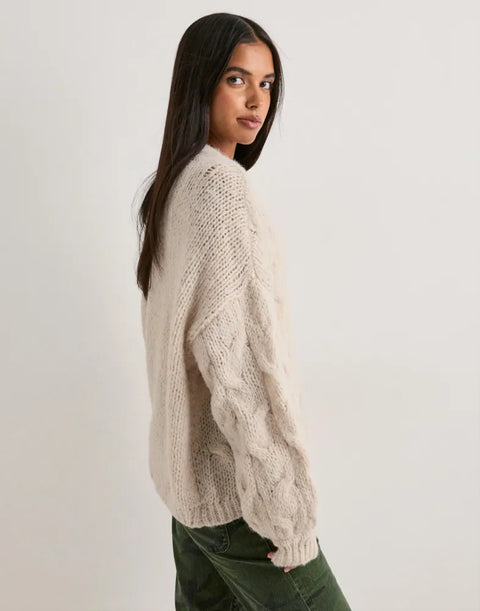 Vero Moda Maybe Open Cable Cardigan - 3 Colours