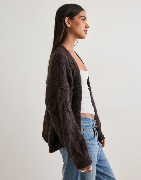 Vero Moda Maybe Open Cable Cardigan - 3 Colours