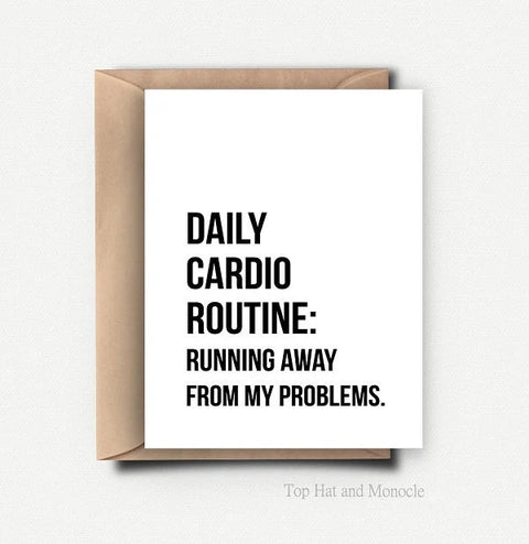 Daily Cardio Routine Card