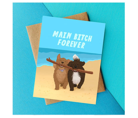 Main B*tch | Best Friend Birthday Card/ Friendship Card