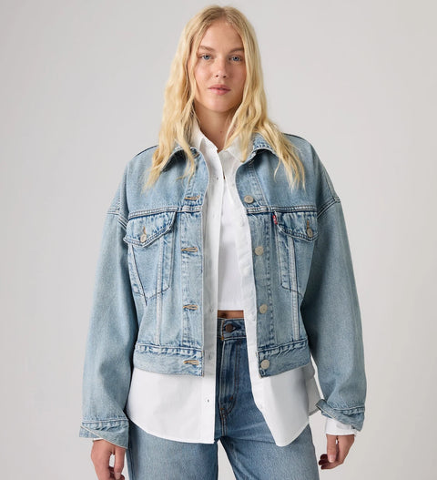 Levi's Loose Crop Trucker Jacket