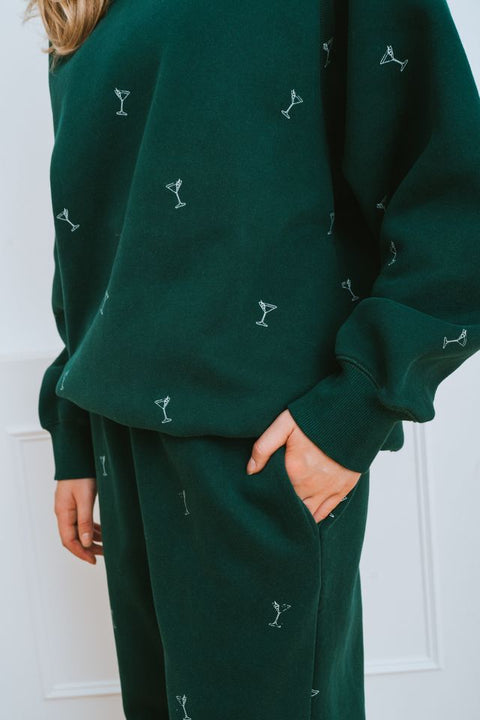 Brunette The Label All Over Martini NYBF Crew