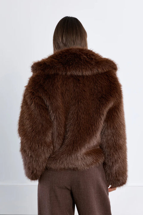 Molly Bracken Kodiak Faux Fur Jacket
