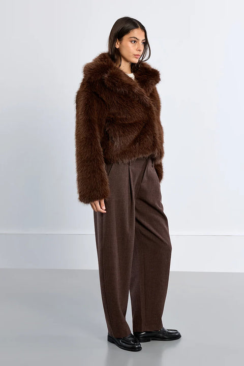 Molly Bracken Kodiak Faux Fur Jacket