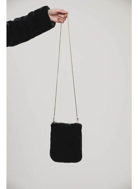 Rino & Pelle Doxy Small Faux Fur Shoulder Bag
