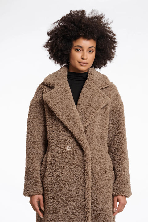 Rino & Pelle Elicia Teddy Double Breasted Coat - 1