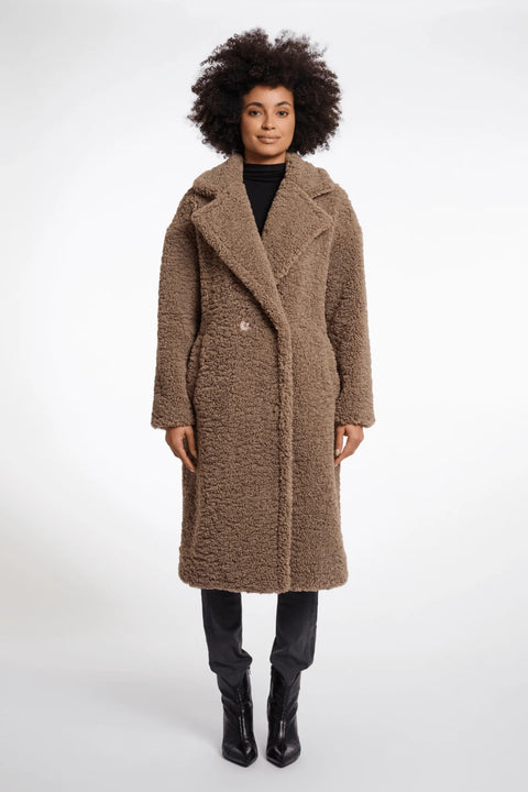 Rino & Pelle Elicia Teddy Double Breasted Coat - 1