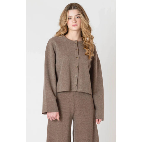 Room 34 Sandy Ribbed Cardigan