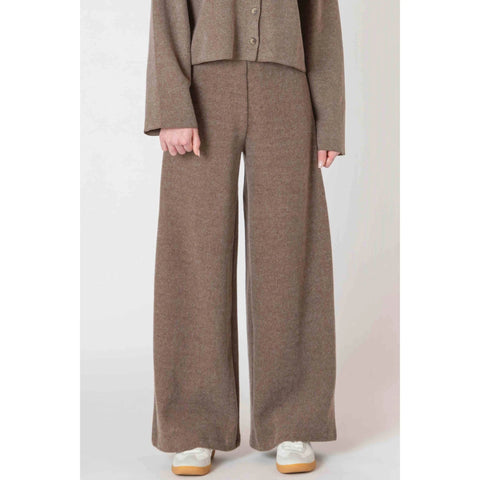 Room 34 Sandy Wide Leg Ribbed Pant