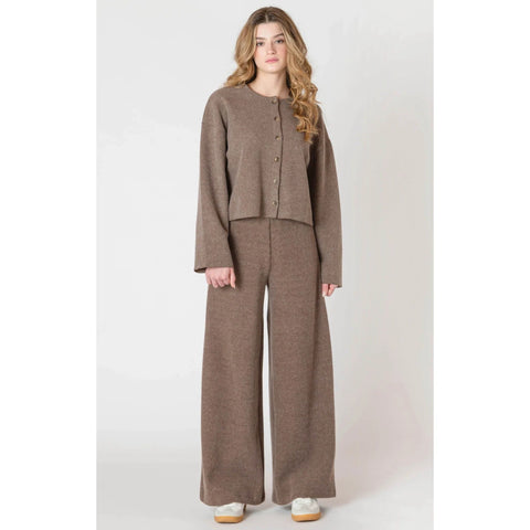 Room 34 Sandy Ribbed Cardigan