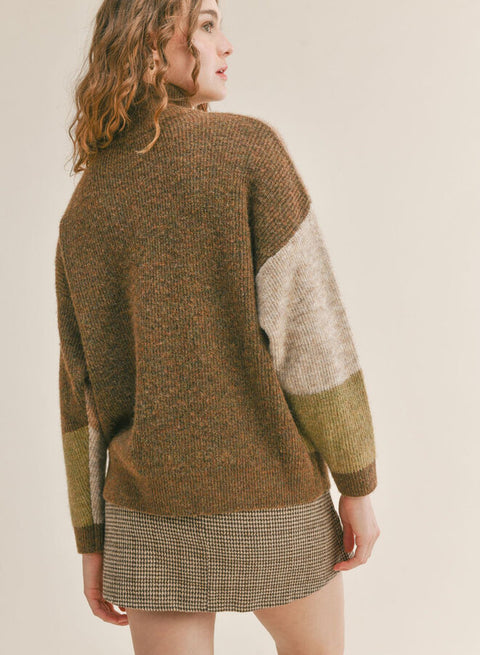 Sadie & Sage Forest Walk Turtleneck Sweater
