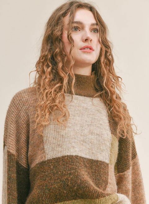 Sadie & Sage Forest Walk Turtleneck Sweater