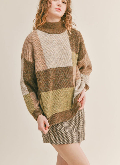 Sadie & Sage Forest Walk Turtleneck Sweater